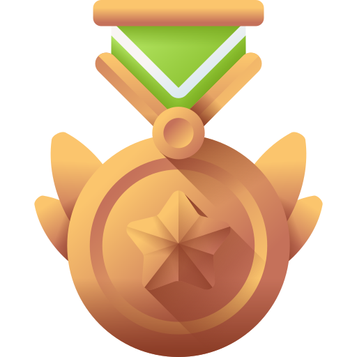 Bronze medal icons created by Freepik